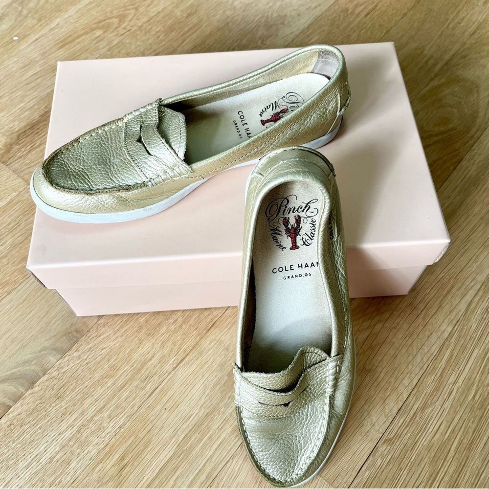 Cole Haan Metallic Loafers (7)